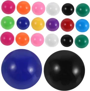 YARNOW 120pcs Solid Color Replacement Marbles Small Balls for Math Teaching and Learning Tools for Marble Run and Board Games
