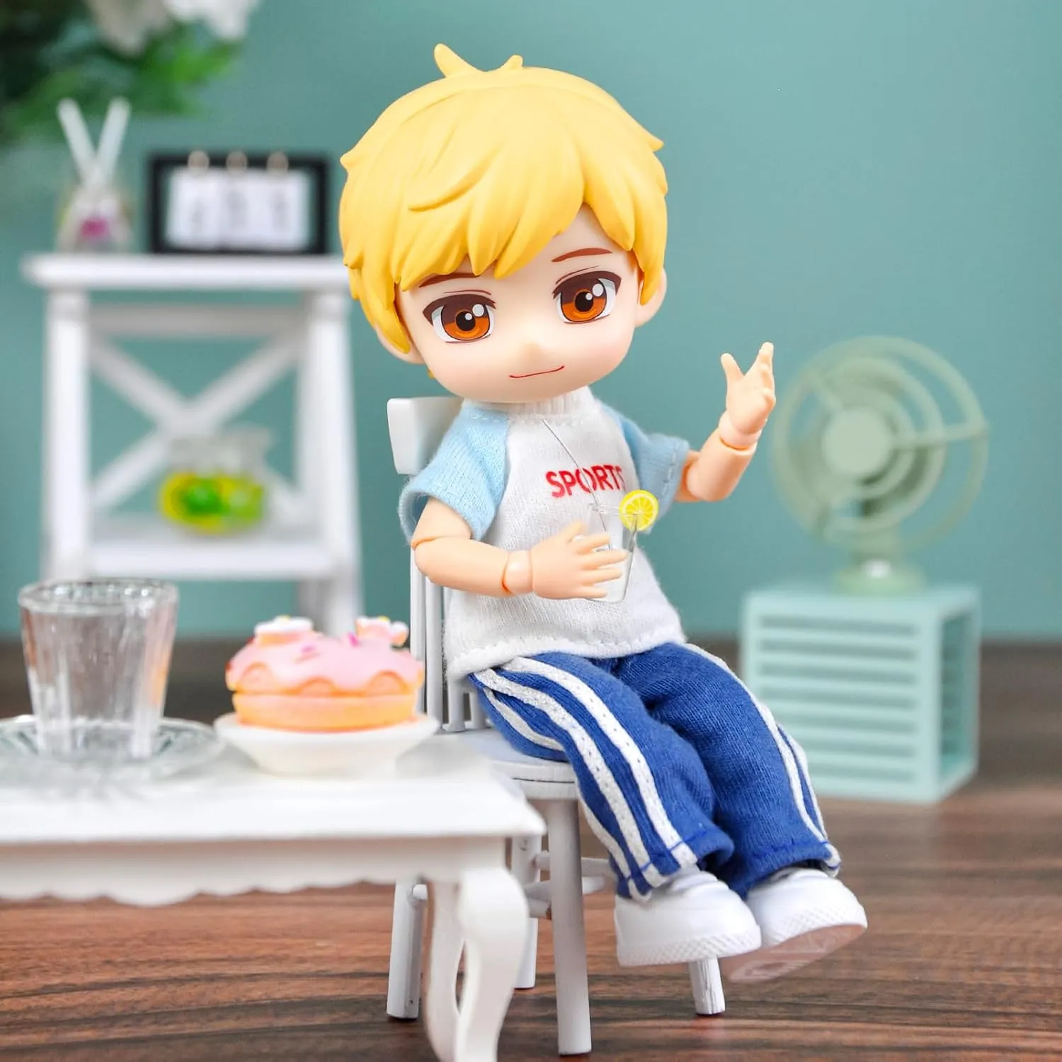 YMY Movable Joint Doll Ob11 1/12 Bjd Toys Including Gsc Doll Head Body Clothes Shoes（Yuzhi）
