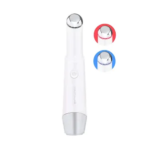 YouthLab Eye & Face Wand/Tool – Heated Vibration for Puffiness, Tired Eyes, Brighter Under Eyes, Smooth Skin, Product Absorption, Soothing for Redness-Prone Skin, Acupressure Massage