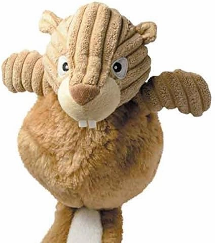 Zanies Country Crew Dog Toy Plush Corduroy - Fox Raccoon Squirrel or All Three Toys 12"(Full Set - All 3 Toys)
