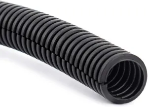 ZhiYo 10FT 3/4” Wire Loom Split Tubing Auto Wire Conduit Flexible Cover | High Temperature Heat Resistant -40F to 257F | Plastic Cover for Electrical Wires & Cables