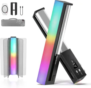 ZHIYUN CINEPEER C100 100W RGB LED Video Light - App Control, 2700K-6500K, CRI 95  TLCI 98 , 6*4500 mAh Battery, 14.3" Tube