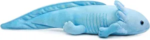 ZHONGXIN MADE Axolotl Plush - Blue Axolotl Stuffed Animal, Realistic 20" Cute Ambystoma Creepy Amphibians Plush Toys, Unique Plush Gift Collection for Kids
