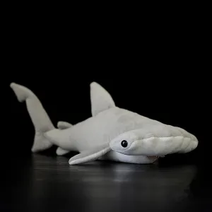 ZHONGXIN MADE Simulation Hammerhead Shark Stuffed Animal - 15 inch Simulation Shark Animal Plush Toys as Gift for Your Kids