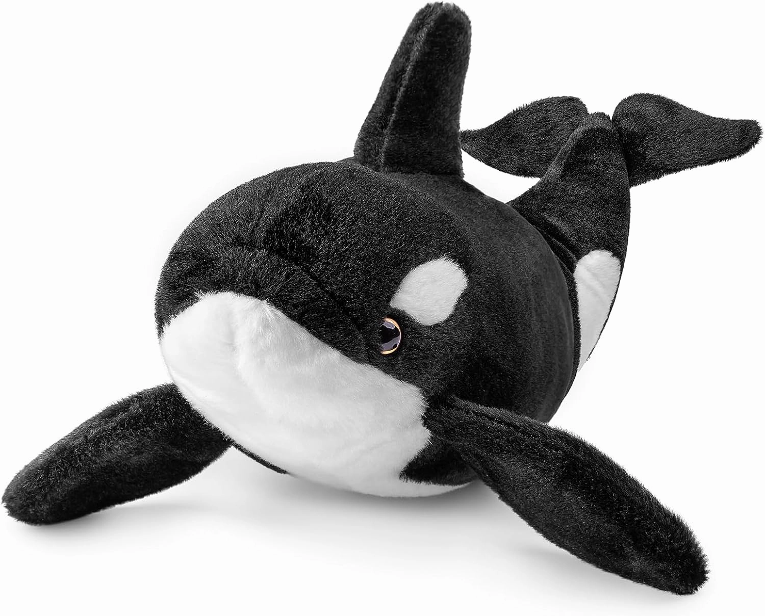 ZHONGXIN MADE Large Orca Plush Toy - Realistic Orca Stuffed Animals 29in, Soft Ocean Sea Creatures Orca Sharks Plush Toy Gift Collection for Kids