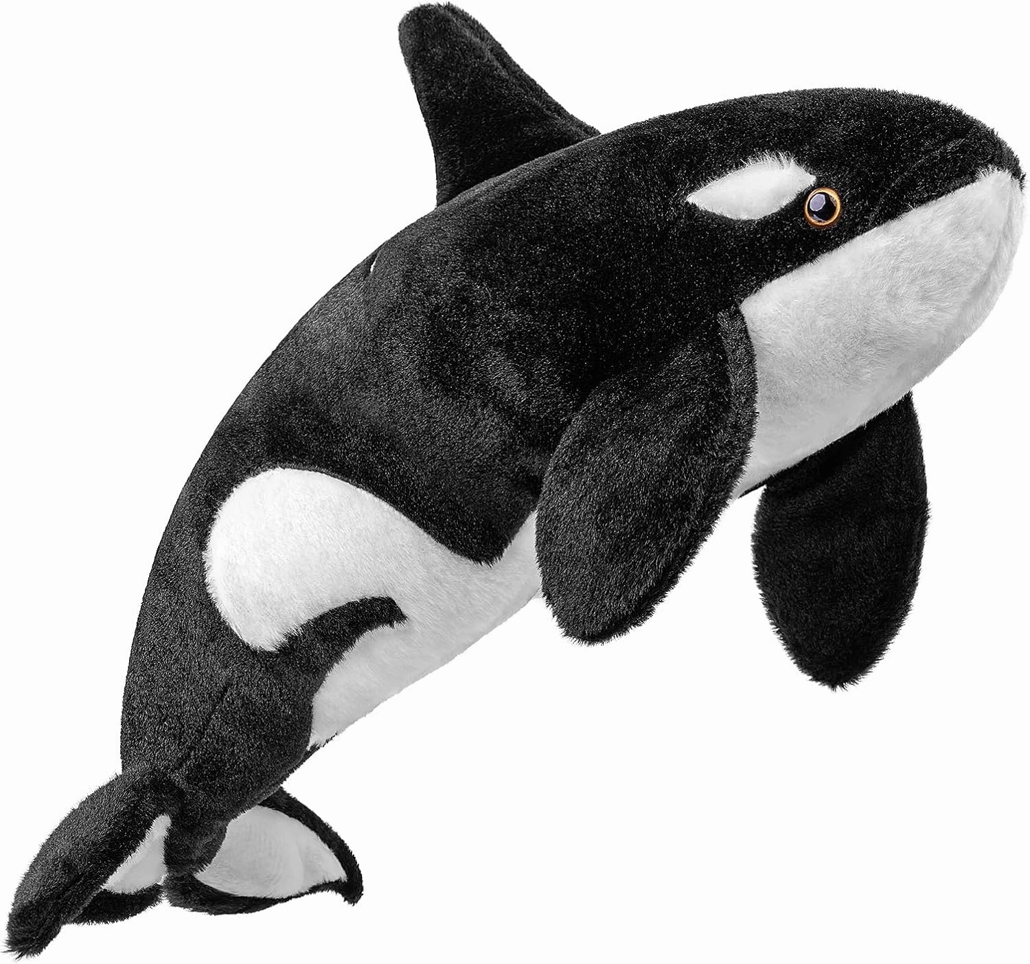 ZHONGXIN MADE Large Orca Plush Toy - Realistic Orca Stuffed Animals 29in, Soft Ocean Sea Creatures Orca Sharks Plush Toy Gift Collection for Kids