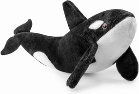 ZHONGXIN MADE Large Orca Plush Toy - Realistic Orca Stuffed Animals 29in, Soft Ocean Sea Creatures Orca Sharks Plush Toy Gift Collection for Kids